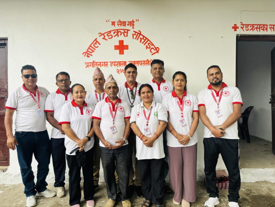नेपाल रेडक्रस सोसाइटी प्रगतिनगर उपशाखाको सेवा अब नया भवनबाट