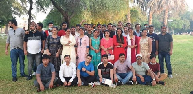 गुल्मीको हर्मिचाैर समाज युएईले बडादशैं भव्यताका साथ मनायाे