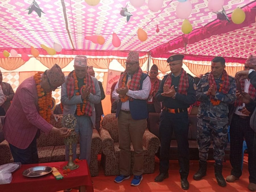 नगर स्थरीय राष्ट्रपति रनिङ सिल्ड प्रतियोगिता उद्घाटन